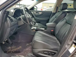 2017 Infiniti QX70 z VIN JN8CS1MU7HM141618, wystawiony jako Copart lot #59794075 z przebiegiem 114 272 mil mil oraz Szkoda całkowita • Salvage title. Historia ofert i sprzedaży dostępna na DreamBid. Obrazek 7.