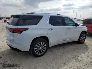 2023 Chevrolet Traverse Premier with VIN 1GNERKKW7PJ204895, listed as a Copart auction lot 45606125 with 17,476 mi miles and Salvage Title. Bid and sale history available at carsss.com. Image 3.