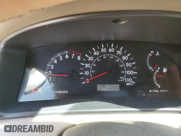 2006 Toyota Corolla CE with VIN JTDBR32E260068401, listed as a Copart auction lot 52941515 with 44,250 mi miles and Salvage Title. Bid and sale history available at DreamBid. Image 9.