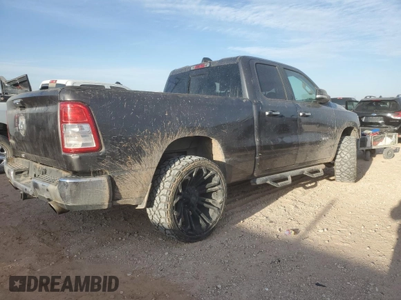 2020 Ram 1500 Big Horn with VIN 1C6RREBT2LN139160, listed as a Copart auction lot 45649495 with 129,247 mi miles and Salvage title. Bid and sale history available at DreamBid. Image 3.