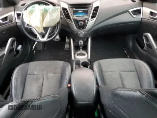 2016 Hyundai Veloster with VIN KMHTC6ADXGU252488, listed as a Copart auction lot 65415583 with 53,482 mi miles. Bid and sale history available at carsss.com. Image 8.