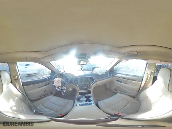 2014 Jeep Grand Cherokee Overland with VIN 1C4RJFCM5EC417335, listed as a Copart auction lot 87300714 with 0 mi miles and Salvage Title. Bid and sale history available at carsss.com. Image 13.