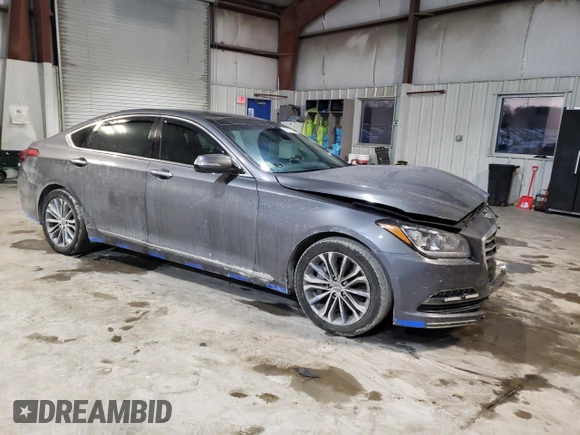 2015 Hyundai Genesis 3.8L z VIN KMHGN4JE0FU022983, wystawiony jako Copart lot #86591924 z przebiegiem 155 164 mil mil oraz Nie do naprawy • Non repairable. Historia ofert i sprzedaży dostępna na DreamBid. Obrazek 4.