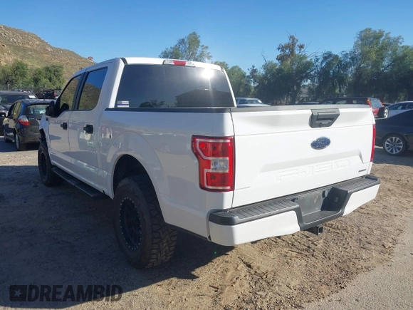 2020 Ford F-150 XL with VIN 1FTEW1CP7LKD24719, listed as a IAAI auction lot 41670273 with 57,188 mi miles. Bid and sale history available at carsss.com. Image 3.
