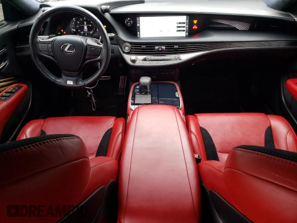 2018 Lexus LS 500 z VIN JTHC51FF3J5001811, wystawiony jako Copart lot #89018805 z przebiegiem 34 304 mil mil oraz Szkoda całkowita • Salvage title. Historia ofert i sprzedaży dostępna na DreamBid. Obrazek 8.