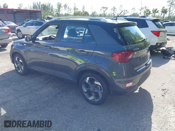 2023 Hyundai Venue Limited with VIN KMHRC8A3XPU275847, listed as a IAAI auction lot 41889404 with 8,555 mi miles and . Bid and sale history available at DreamBid. Image 3.