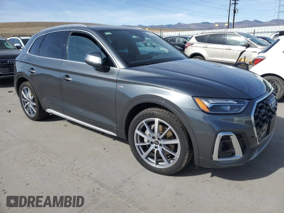 2023 Audi Q5 S line Premium Plus with VIN WA1E2AFY3P2055621, listed as a Copart auction lot 47477825 with 43,375 mi miles and Salvage title. Bid and sale history available at DreamBid. Image 4.