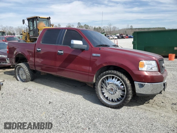 2006 Ford F-150 XLT with VIN 1FTRW14WX6KC17353, listed as a Copart auction lot 49686125 with 141,117 mi miles and Salvage Title. Bid and sale history available at carsss.com. Image 4.