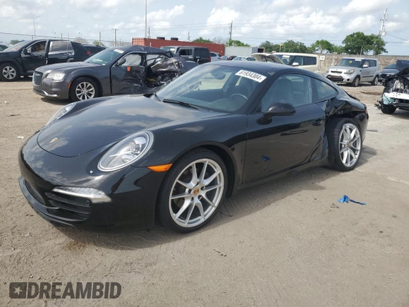 2013 Porsche 911 Carrera with VIN WP0AA2A91DS106896, listed as a Copart auction lot 61934304 with Not Provided miles and Salvage Title. Bid and sale history available at carsss.com. Image 1.