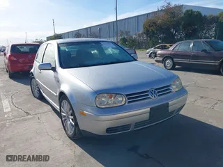 2005 Volkswagen GTI 1.8T with VIN 9BWDE61JX54035552, listed as a IAAI auction lot 41645099 with 150,969 mi miles. Bid and sale history available at carsss.com. Image 1.
