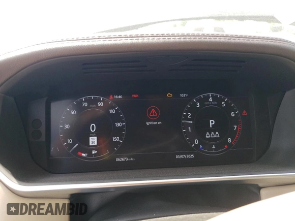 2020 Land Rover Range Rover HSE with VIN SALGS2RU1LA413952, listed as a Copart auction lot 62476765 with 62,673 mi miles and Salvage title. Bid and sale history available at DreamBid. Image 9.