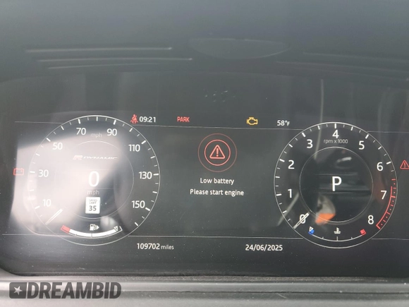 2018 Land Rover Range Rover Velar R-Dynamic SE with VIN SALYL2RX0JA774940, listed as a Copart auction lot 61794545 with 109,702 mi miles and Clean title. Bid and sale history available at DreamBid. Image 9.