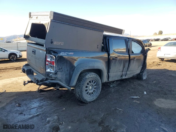 2022 Chevrolet Colorado 4WD ZR2 with VIN 1GCGTEEN1N1249254, listed as a Copart auction lot 43704115 with 0 mi miles and Non Repairable. Bid and sale history available at carsss.com. Image 3.