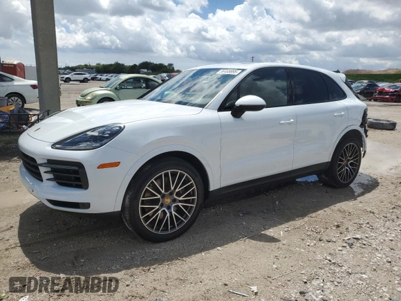 2023 Porsche Cayenne with VIN WP1AA2AY0PDA01300, listed as a Copart auction lot 56468895 with 32,576 mi miles and Salvage title. Bid and sale history available at DreamBid. Image 1.