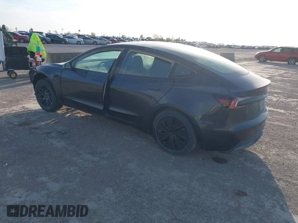 2024 Tesla Model 3 with VIN 5YJ3E1EA2RF731288, listed as a IAAI auction lot 40845607 with 1 mi miles. Bid and sale history available at carsss.com. Image 3.