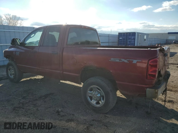2009 Dodge Ram 2500 SLT with VIN 3D7KS28L09G507315, listed as a Copart auction lot 78758154 with 166,414 mi miles and Clean Title. Bid and sale history available at carsss.com. Image 2.