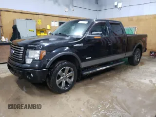 2012 Ford F-150 XL with VIN 1FTFW1ET5CKD27682, listed as a Copart auction lot 53351955 with 239,955 mi miles and Clean Title. Bid and sale history available at carsss.com. Image 1.