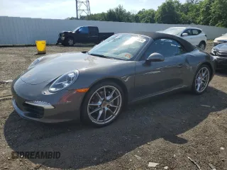 2015 Porsche 911 Carrera with VIN WP0CA2A97FS141468, listed as a Copart auction lot 58949374 with 40,741 mi miles and Salvage Title. Bid and sale history available at carsss.com. Image 1.