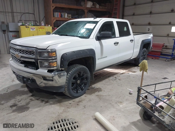 2014 Chevrolet Silverado 1500 LT with VIN 1GCUKREC4EF193227, listed as a IAAI auction lot 41323597 with 189,886 mi miles. Bid and sale history available at carsss.com. Image 17.