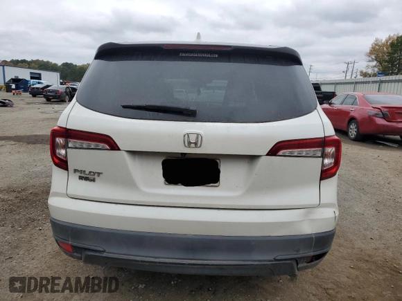 2019 Honda Pilot LX with VIN 5FNYF5H1XKB021356, listed as a Copart auction lot 83003124 with 154,493 mi miles and Salvage Title. Bid and sale history available at carsss.com. Image 6.