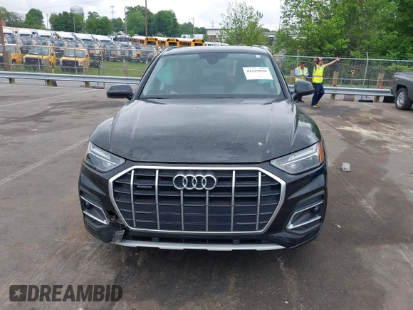 2021 Audi Q5 Premium with VIN WA1AAAFY2M2008206, listed as a IAAI auction lot 42129096 with 65,686 mi miles and . Bid and sale history available at DreamBid. Image 13.