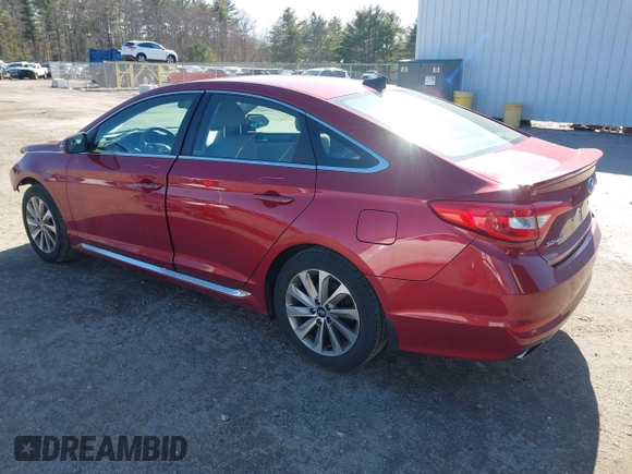 2015 Hyundai Sonata Limited with VIN 5NPE34AF6FH124468, listed as a IAAI auction lot 42002580 with 163,214 mi miles and . Bid and sale history available at carsss.com. Image 3.