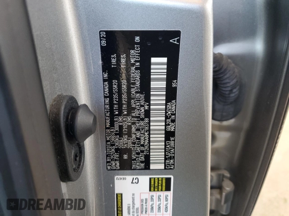 2021 Lexus RX 350 z VIN 2T2HZMAA6MC183788, wystawiony jako Copart lot #56308605 z przebiegiem 47 873 mil mil oraz Szkoda całkowita • Salvage title. Historia ofert i sprzedaży dostępna na DreamBid. Obrazek 12.