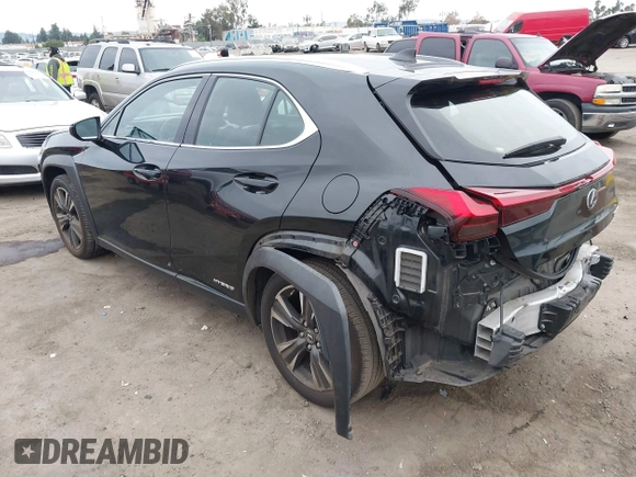 2021 Lexus UX 250h z VIN JTHX9JBHXM2049972, wystawiony jako IAAI lot #40956792 z przebiegiem 47 882 mil mil oraz . Historia ofert i sprzedaży dostępna na DreamBid. Obrazek 3.