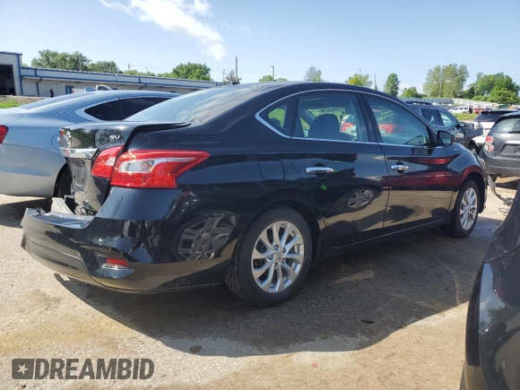 2017 Nissan Sentra SV with VIN 3N1AB7APXHY291985, listed as a Copart auction lot 53596254 with 100,370 mi miles and Salvage Title. Bid and sale history available at DreamBid. Image 3.