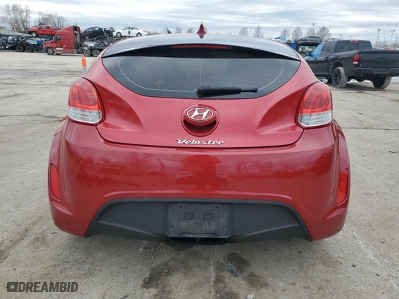 2015 Hyundai Veloster with VIN KMHTC6AD4FU229741, listed as a Copart auction lot 44585985 with 124,790 mi miles and Clean Title. Bid and sale history available at carsss.com. Image 6.