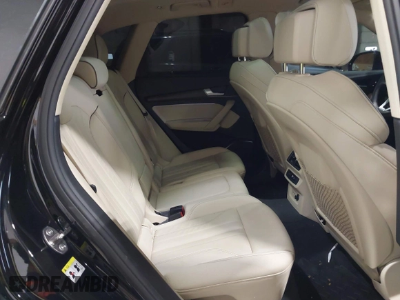 2024 Audi Q5 S line Premium with VIN WA1GAAFY8R2022421, listed as a IAAI auction lot 41918026 with 22,333 mi miles and . Bid and sale history available at DreamBid. Image 8.