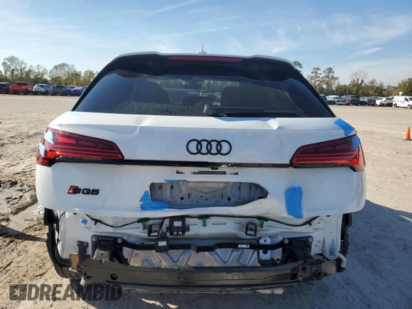 2023 Audi SQ5 Premium Plus with VIN WA1B4AFY6P2032069, listed as a Copart auction lot 84719724 with 20,492 mi miles and Salvage Title. Bid and sale history available at carsss.com. Image 6.