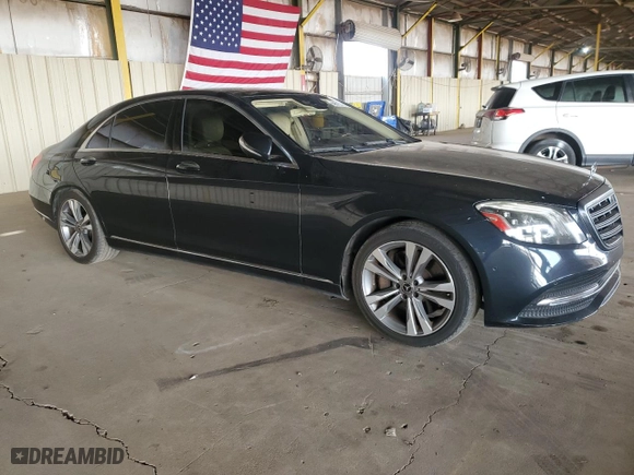 2018 Mercedes-Benz S-Class S 450 with VIN WDDUG6GB0JA343299, listed as a Copart auction lot 50515705 with 115,474 mi miles and Clean Title. Bid and sale history available at carsss.com. Image 4.