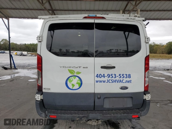 2017 Ford Transit with VIN 1FTYE1YM3HKA15433, listed as a Copart auction lot 80640624 with 191,235 mi miles and Salvage title. Bid and sale history available at DreamBid. Image 6.