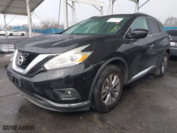 2016 Nissan Murano SV with VIN 5N1AZ2MG6GN116311, listed as a IAAI auction lot 41534948 with 117,235 mi miles. Bid and sale history available at carsss.com. Image 18.