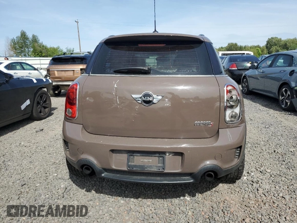 2011 MINI Countryman S with VIN WMWZC3C56BWH97944, listed as a Copart auction lot 58071315 with 176,528 mi miles and Clean title. Bid and sale history available at DreamBid. Image 6.