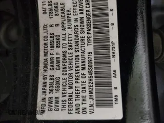 2011 Honda Insight LX z VIN JHMZE2H54BS009715, wystawiony jako Copart lot #48790825 z przebiegiem 219 867 mil mil oraz Szkoda całkowita • Salvage title. Historia ofert i sprzedaży dostępna na DreamBid. Obrazek 13.