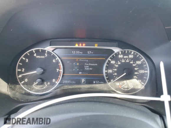 2020 Nissan Altima 2.5 S with VIN 1N4BL4BV3LC224985, listed as a Copart auction lot 50161455 with 20,845 mi miles and Salvage Title. Bid and sale history available at carsss.com. Image 9.
