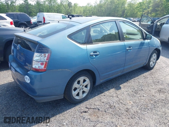 2005 Toyota Prius with VIN JTDKB22U457035511, listed as a IAAI auction lot 42175447 with 142,840 mi miles. Bid and sale history available at carsss.com. Image 4.