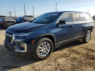 2022 Chevrolet Traverse LS with VIN 1GNERFKWXNJ136631, listed as a Copart auction lot 50404255 with 65,325 mi miles and Salvage Title. Bid and sale history available at carsss.com. Image 1.