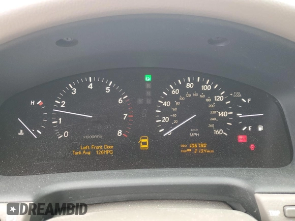2005 Lexus LS 430 z VIN JTHBN36F255003577, wystawiony jako Copart lot #61298935 z przebiegiem 106 790 mil mil oraz Czysty tytuł • Clean title. Historia ofert i sprzedaży dostępna na DreamBid. Obrazek 9.