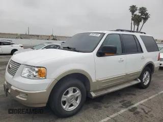 2006 Ford Expedition Eddie Bauer z VIN 1FMFU18546LA90812, wystawiony jako Copart lot #59401865 z przebiegiem 173 626 mil mil oraz Czysty tytuł • Clean title. Historia ofert i sprzedaży dostępna na DreamBid. Obrazek 1.