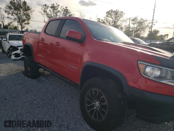 2019 Chevrolet Colorado 4WD ZR2 with VIN 1GCPTEE11K1157456, listed as a Copart auction lot 81283874 with 119,402 mi miles and Salvage title. Bid and sale history available at DreamBid. Image 4.