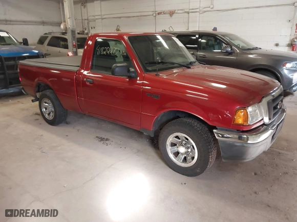 2005 Ford Ranger XL with VIN 1FTYR10U05PA80531, listed as a IAAI auction lot 41822272 with 104,984 mi miles. Bid and sale history available at carsss.com. Image 1.