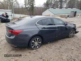 2016 Acura TLX V6 Tech with VIN 19UUB2F54GA009817, listed as a Copart auction lot 47186925 with 0 mi miles and Salvage Title. Bid and sale history available at carsss.com. Image 3.