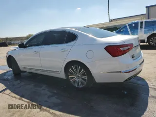 2015 Kia Cadenza Premium with VIN KNALN4D73F5185070, listed as a Copart auction lot 47012445 with 96,253 mi miles and Salvage Title. Bid and sale history available at carsss.com. Image 2.