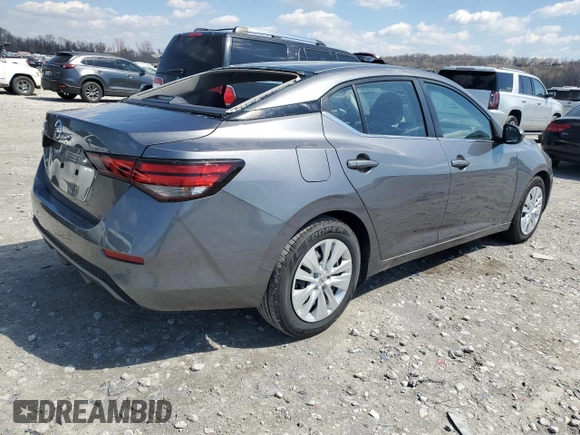 2023 Nissan Sentra S with VIN 3N1AB8BV6PY314924, listed as a Copart auction lot 50393895 with 27,255 mi miles and Salvage Title. Bid and sale history available at DreamBid. Image 3.