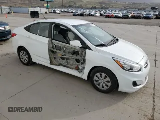 2015 Hyundai Accent GLS with VIN KMHCT4AE5FU818150, listed as a Copart auction lot 50769845 with 134,005 mi miles and Salvage Title. Bid and sale history available at carsss.com. Image 4.