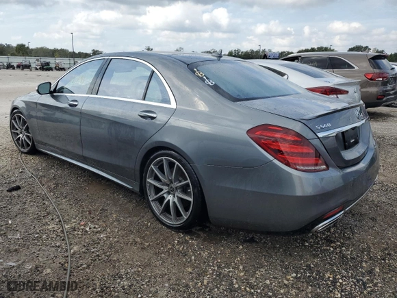 2019 Mercedes-Benz S-Class S 560 with VIN WDDUG8DB5KA484242, listed as a Copart auction lot 76618694 with 45,791 mi miles and Salvage Title. Bid and sale history available at carsss.com. Image 2.
