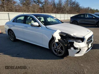 2023 Mercedes-Benz E 350 with VIN W1KZF8EB8PB168018, listed as a Copart auction lot 45576155 with 10,263 mi miles and Salvage Title. Bid and sale history available at DreamBid. Image 4.